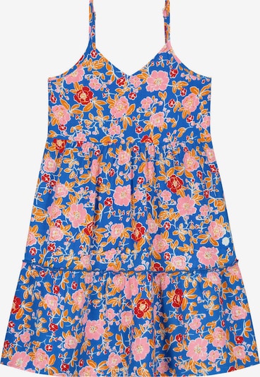 Shiwi Kleid 'JAKARTA' in royalblau / orange / rosa / knallrot / weiß, Produktansicht