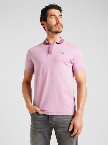 BOSS Koszulka 'Paddy 3' w kolorze fioletowy: przód