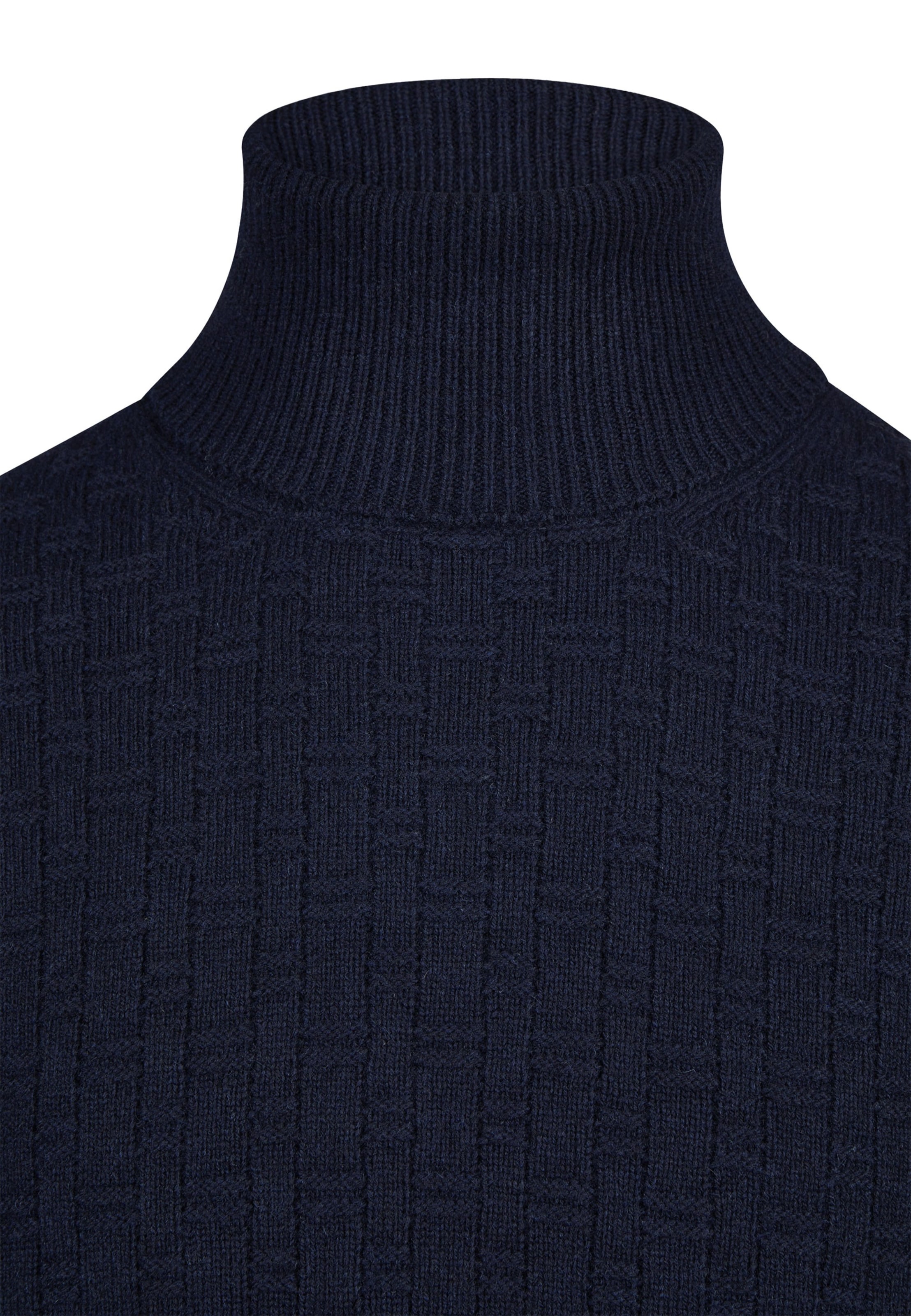 HECHTER PARIS Strickpullover 'Basic' in Blau