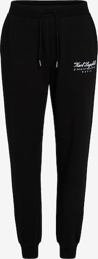 Karl Lagerfeld Calças 'Hotel' em preto / branco, Vista do artigo