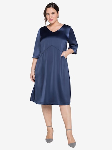 SHEEGO Cocktail Dress in Blue: front