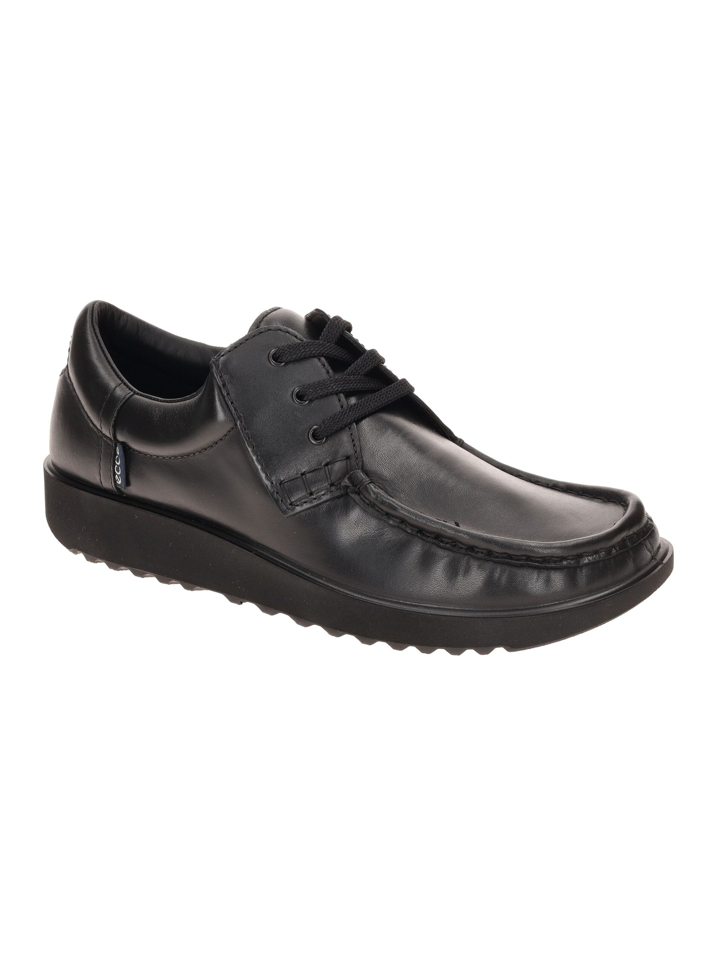 ECCO Lace-Up Shoes in Black: front