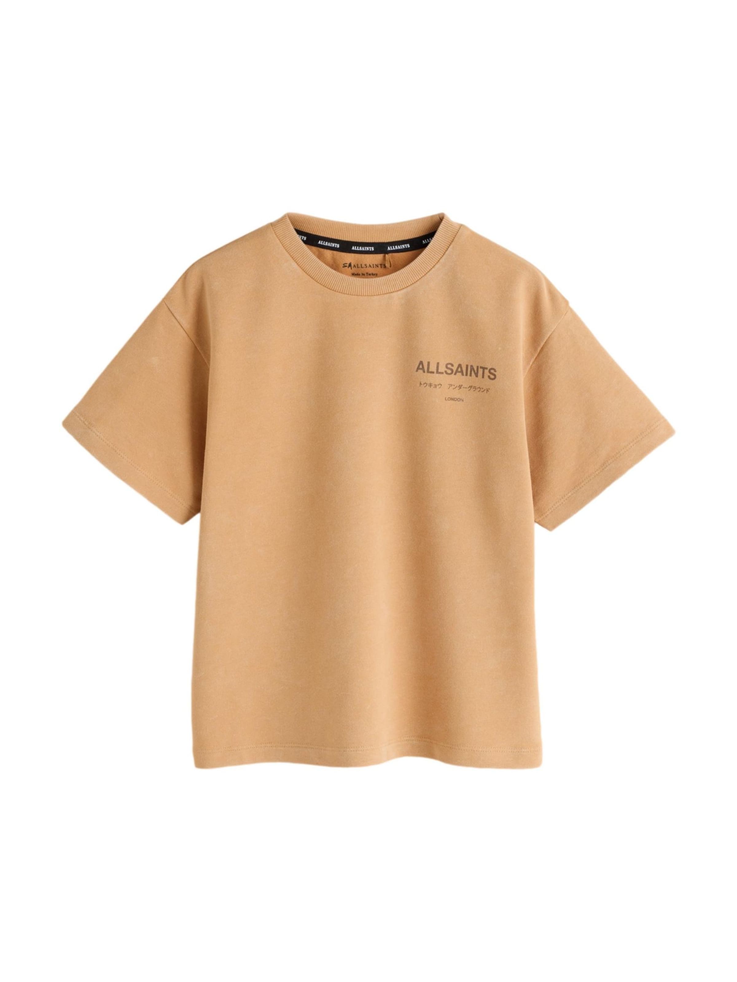 smALLSAINTS - Camiseta 'Underground' en amarillo: frente