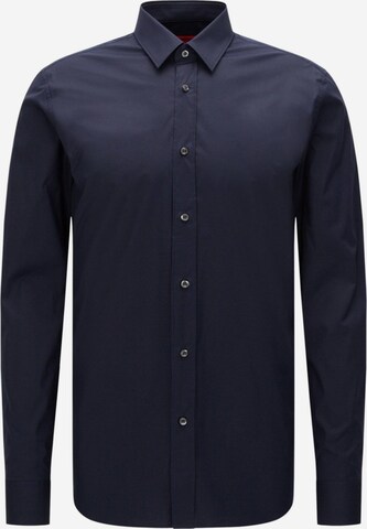 HUGO Slim fit Button Up Shirt 'Elisha 02' in Blue: front
