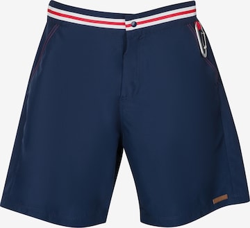 Shorts de bain wavebreaker en bleu : devant