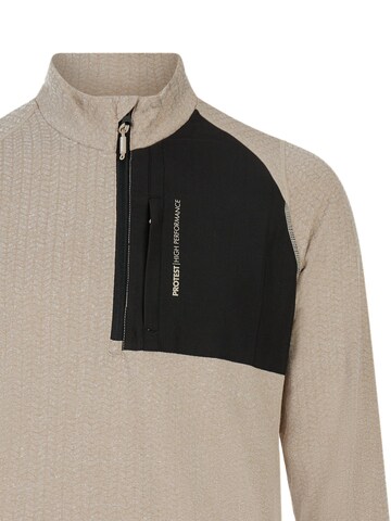 PROTEST Sportsweatshirt 'PRTCatcher' in Braun