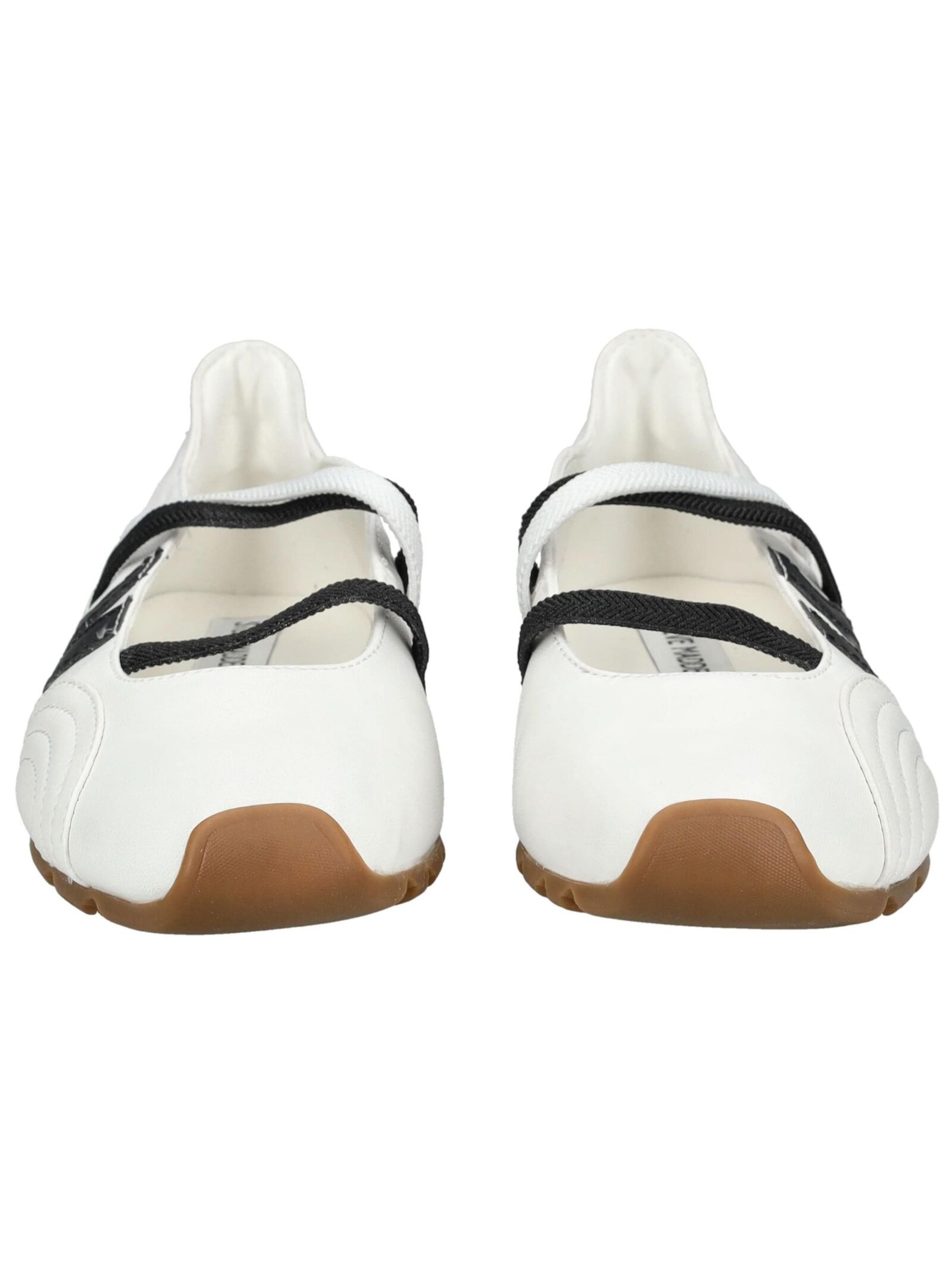 STEVE MADDEN Ballet Flats with Strap in White