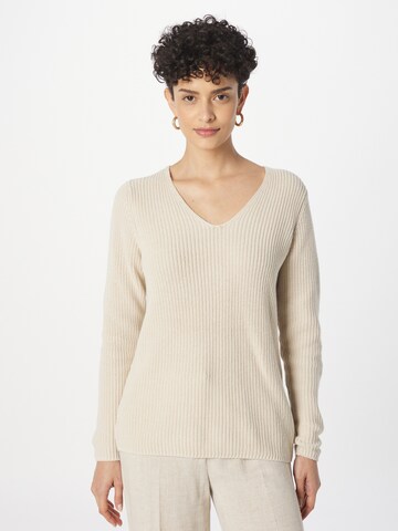 Freequent Sweater 'ELLIS' in Beige: front
