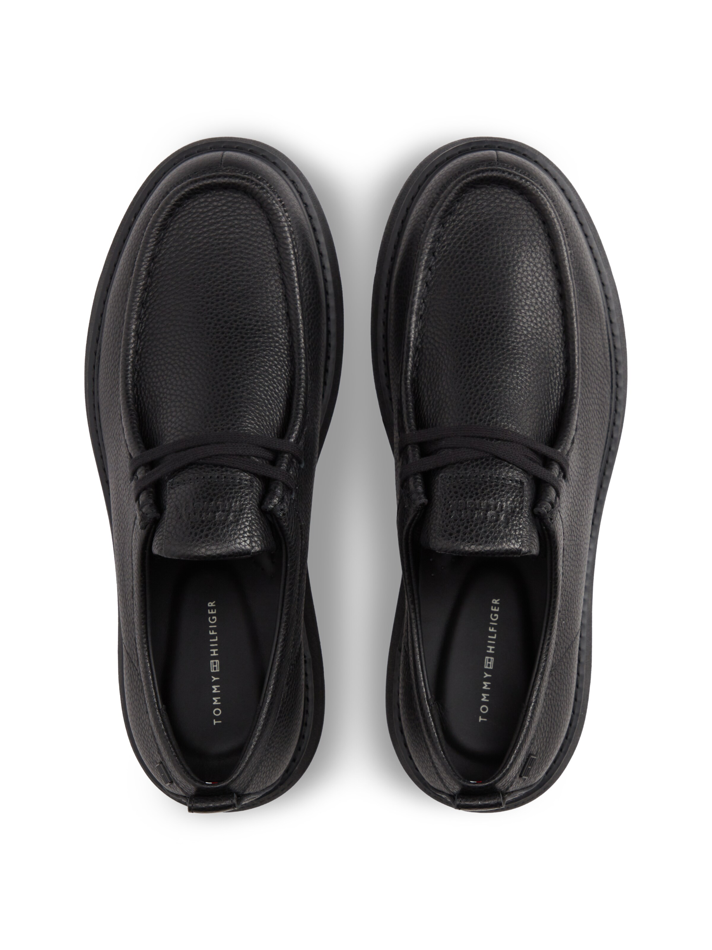 TOMMY HILFIGER Schnürschuh in Schwarz