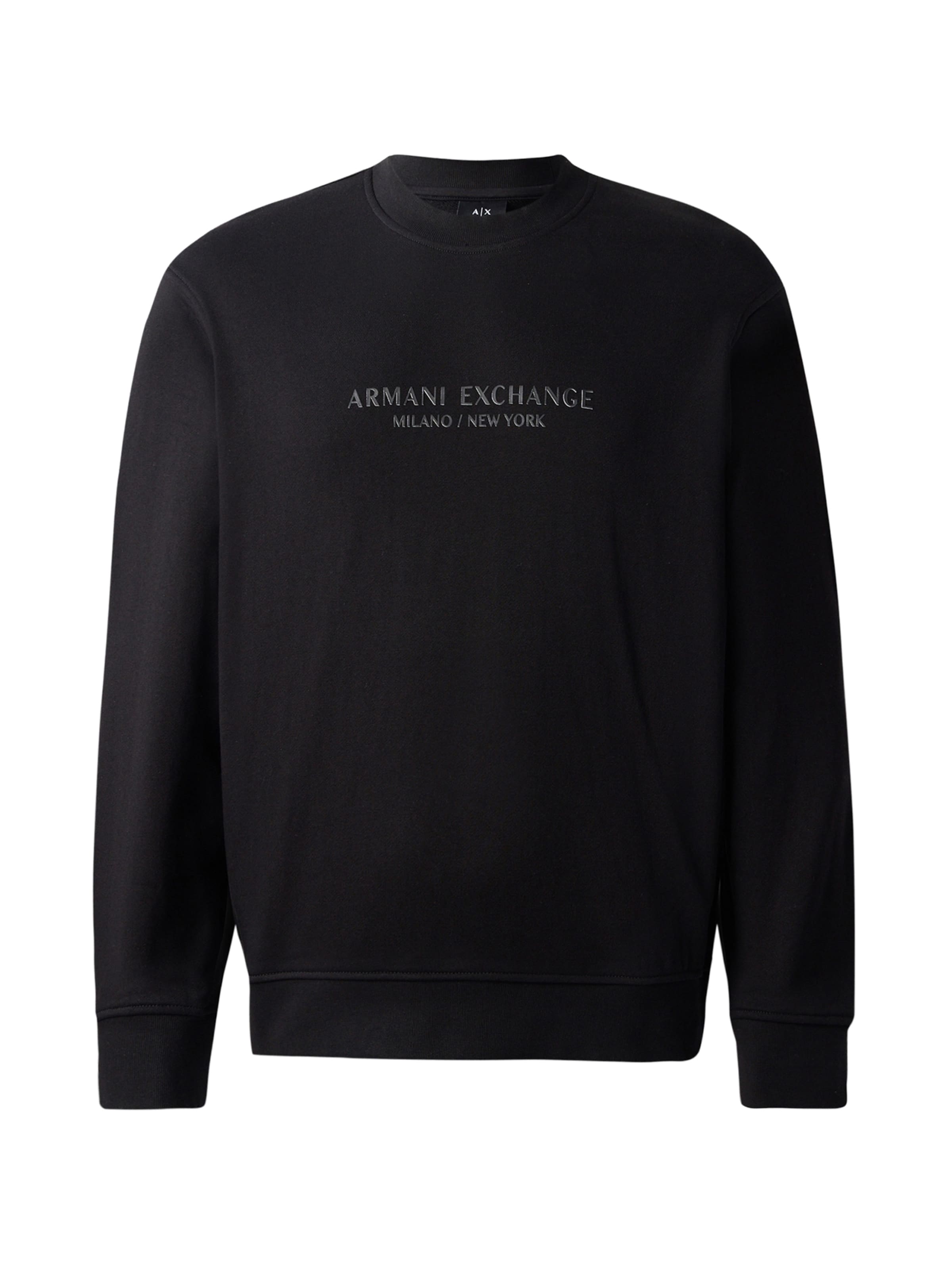 ARMANI EXCHANGE Mikina – černá: přední strana
