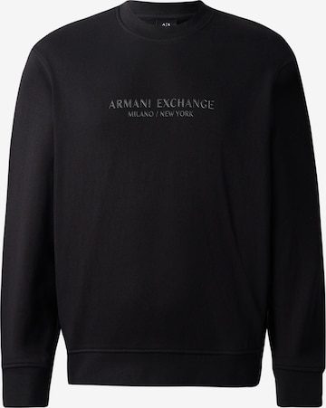 ARMANI EXCHANGE Mikina – černá: přední strana