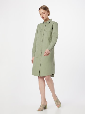 ESPRIT Košilové šaty – zelená: přední strana