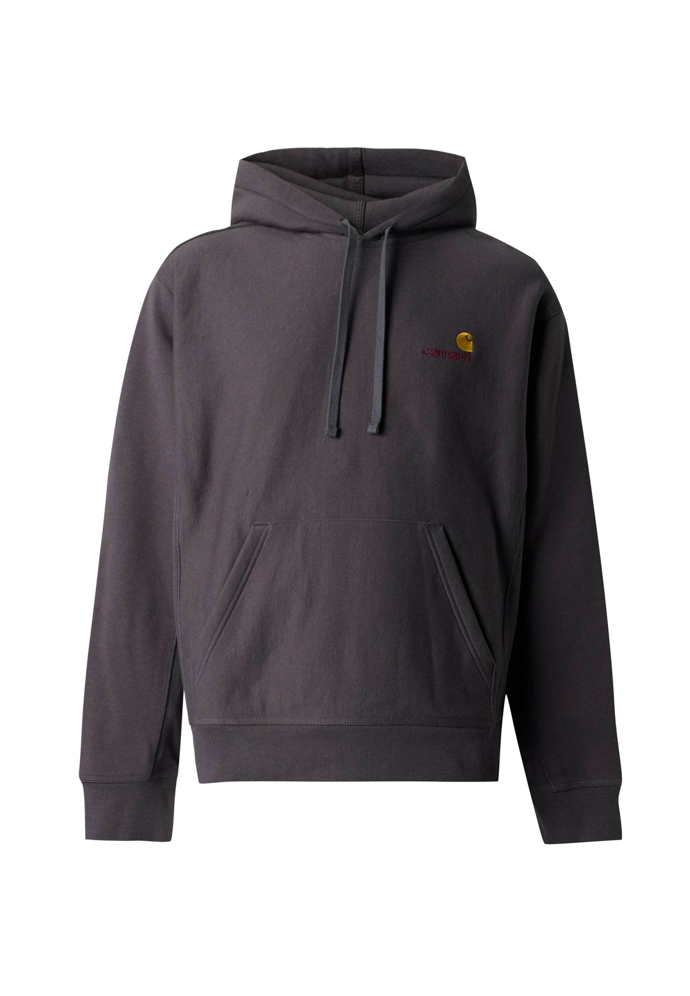 Carhartt WIP - Sweatshirt 'American Script' em cinzento: frente