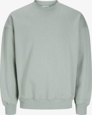 JACK & JONES Свитшот 'JJEUrban Edge' в Зеленый: спереди