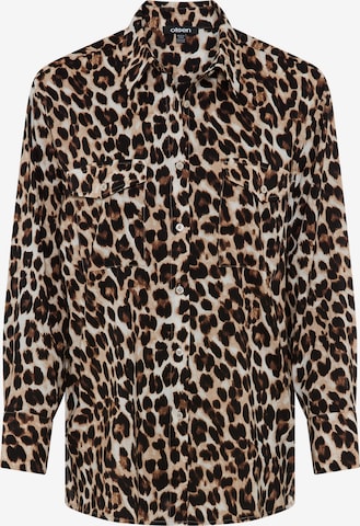 Olsen Bluse in Braun: Vorderseite