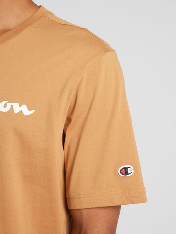 Champion Authentic Athletic Apparel Tričko – hnědá
