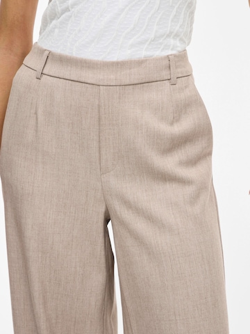 VILA Wide leg Trousers 'VIVARONE' in Beige