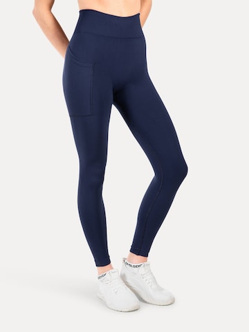 Smilodox Skinny Leggings ' Kadria ' in Blau