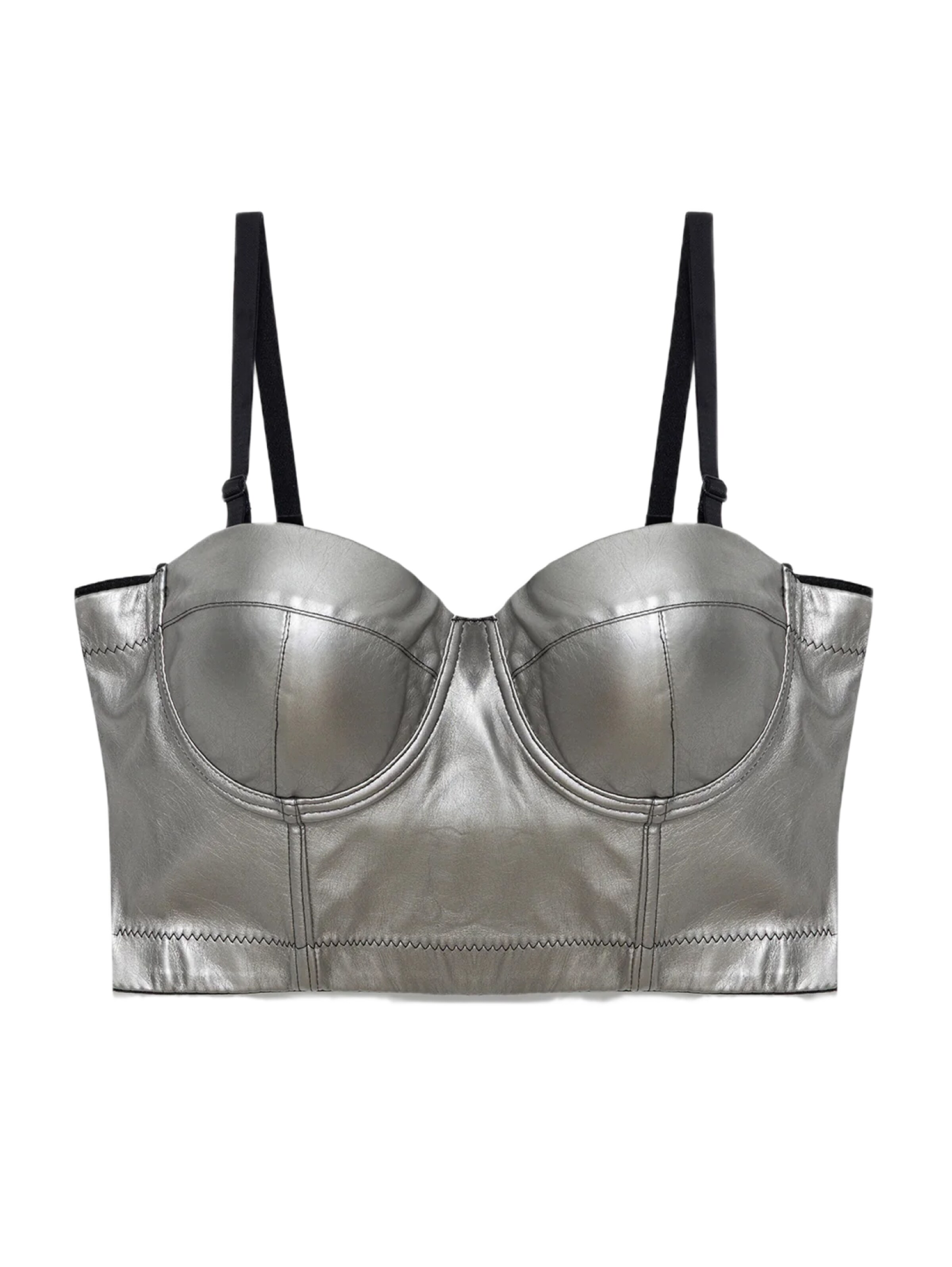 No Matter What Bustier BH in Zilver: voorkant