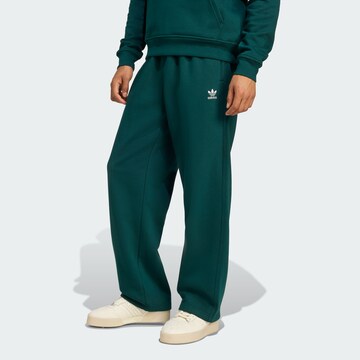 Loosefit Pantaloni 'Trefoil Essentials' di ADIDAS ORIGINALS in verde: frontale