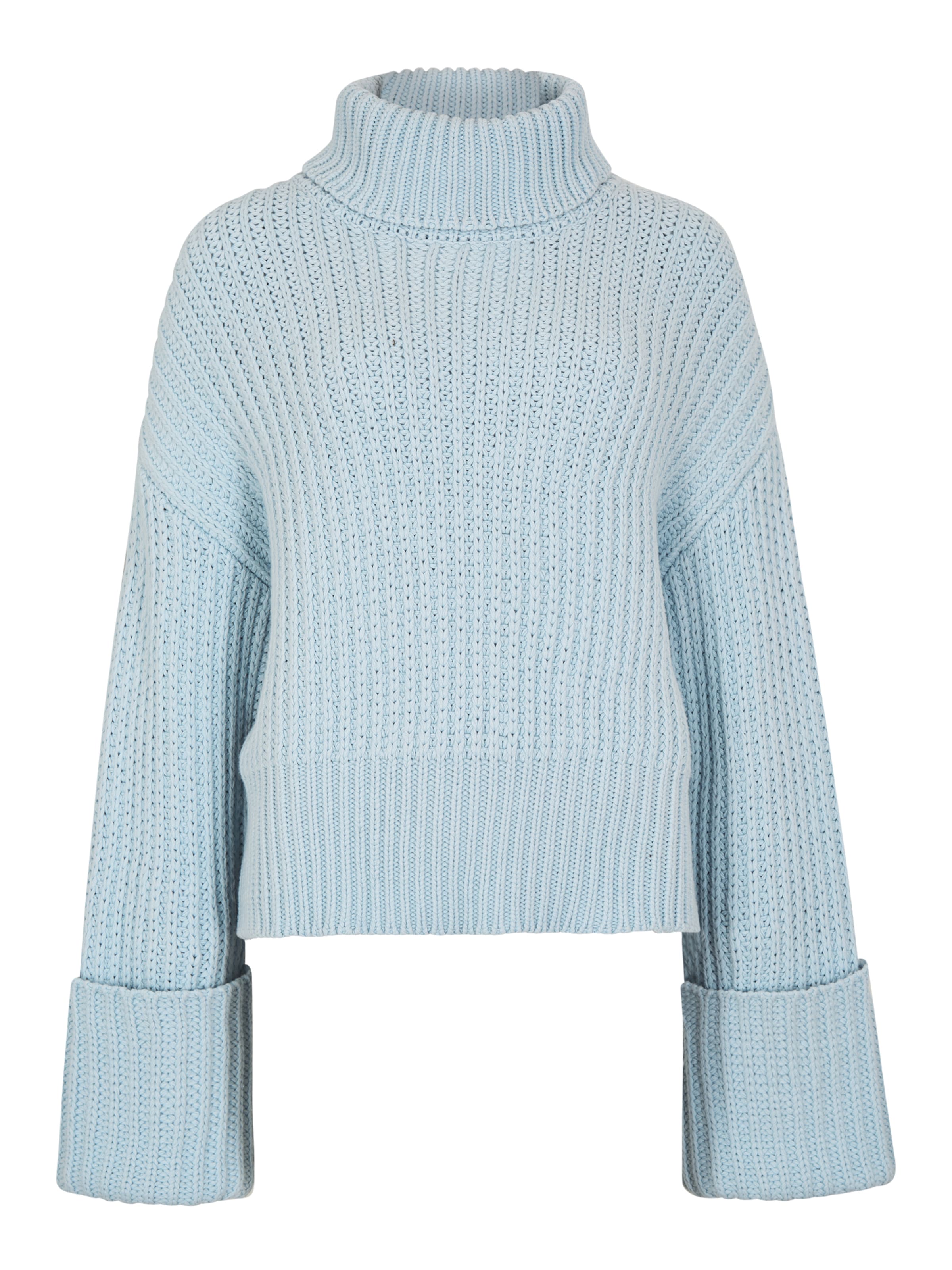 Apricot Chunky Knit Roll Neck Jumper ' ' in blau, Produktansicht