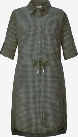 KILLTEC Shirt Dress in Green: front