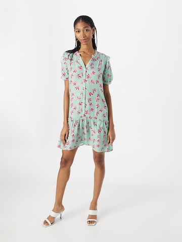 POM Amsterdam - Vestido 'Eve Fly Away' en verde: frente