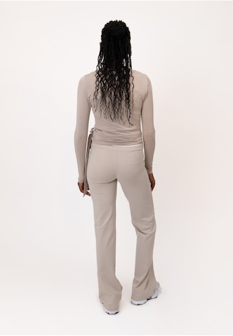 OH APRIL Flared Leggings 'Jasmin' in Grey
