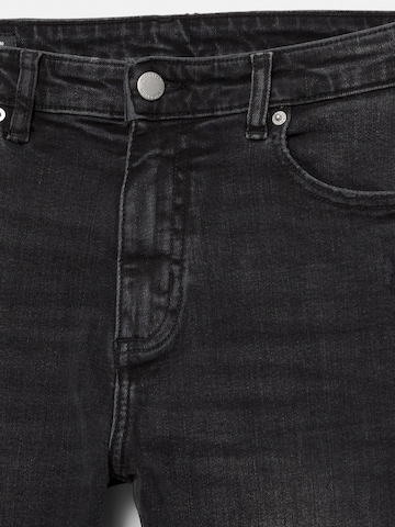 Pull&Bear Skinny Farmer - fekete