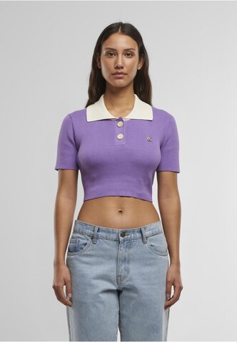 Pull-over Pequs en violet : devant
