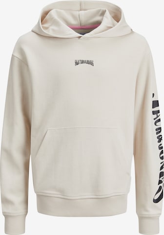 Jack & Jones Junior Sweatshirt 'JOROLI' in Beige: predná strana