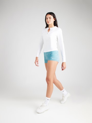 NIKE Skinny Sportovní kalhoty – modrá