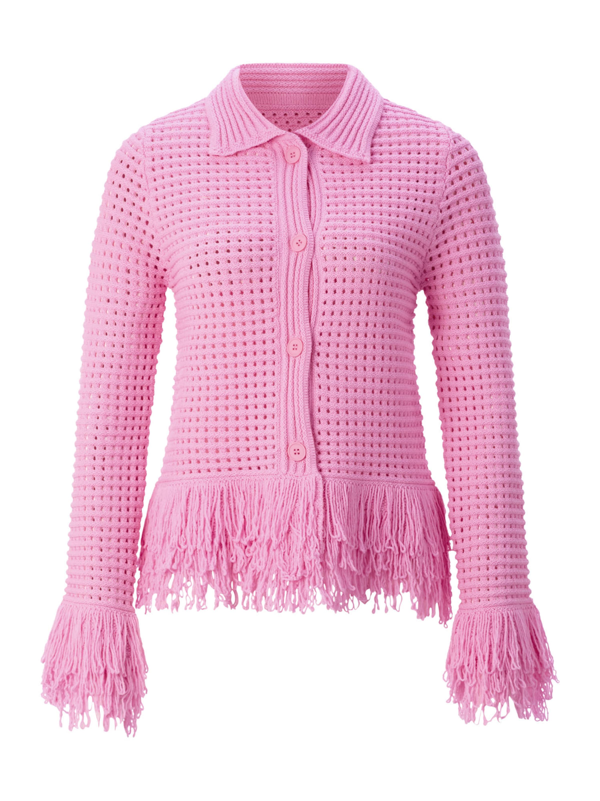 rožinė Rich & Royal Kardiganas: priekis