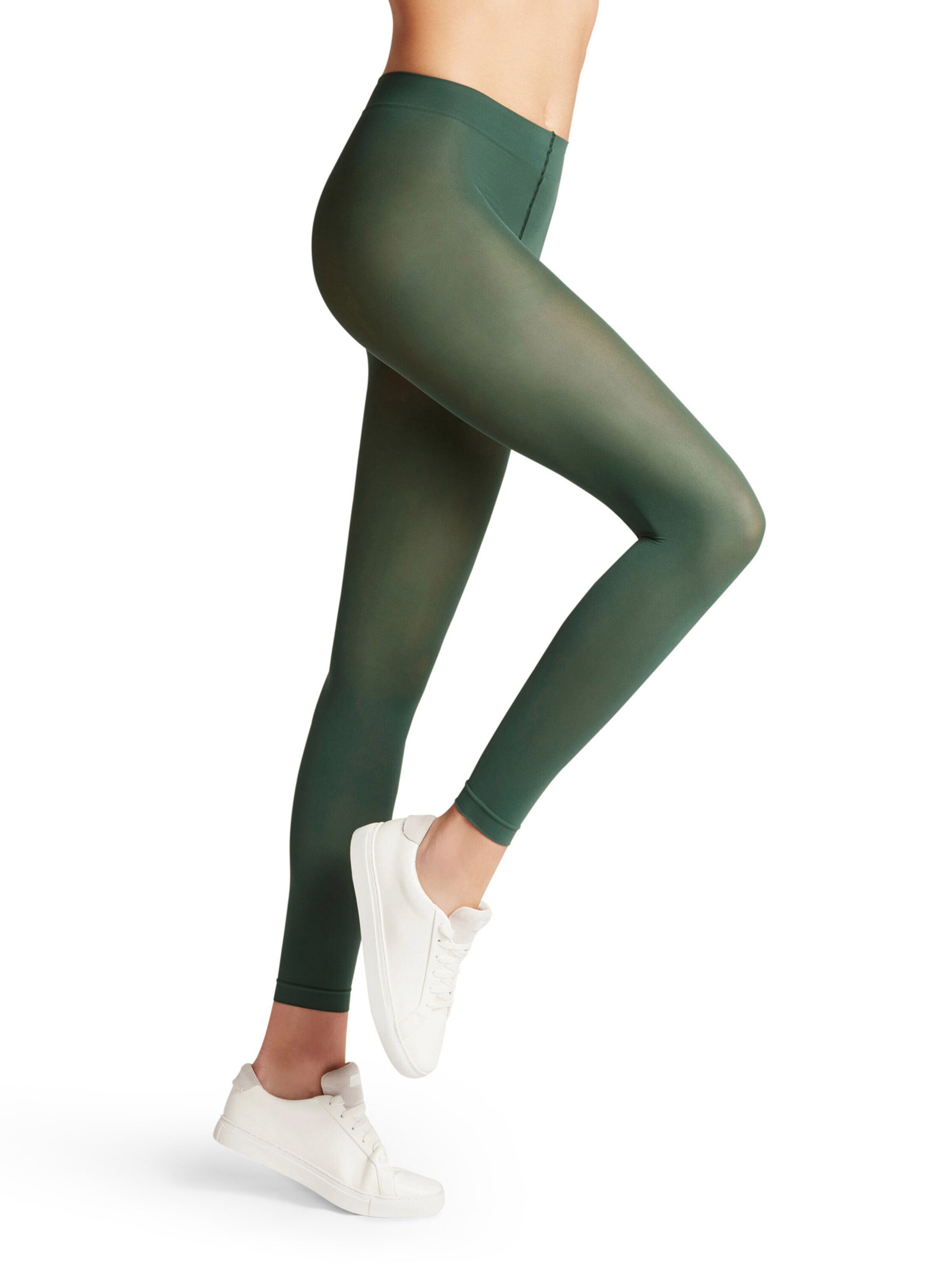 FALKE Fijne panty 'Pure Matt' in Groen: voorkant