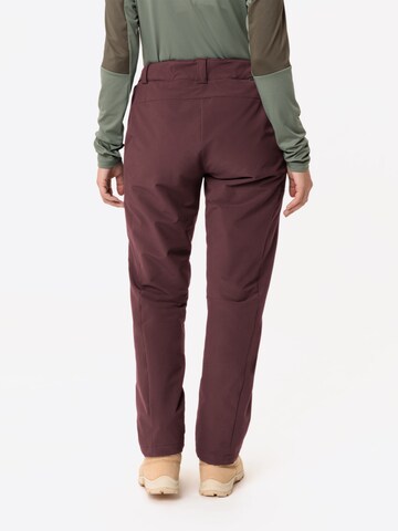 VAUDE Regular Weatherproof pants 'W Skomer Winter P II' in Brown