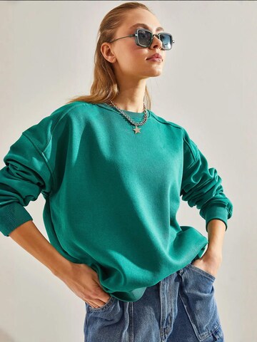 Sweat-shirt Bianco Lucci en vert