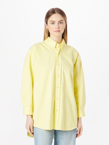 Camicia da donna 'Rissey' di LTB in giallo: frontale