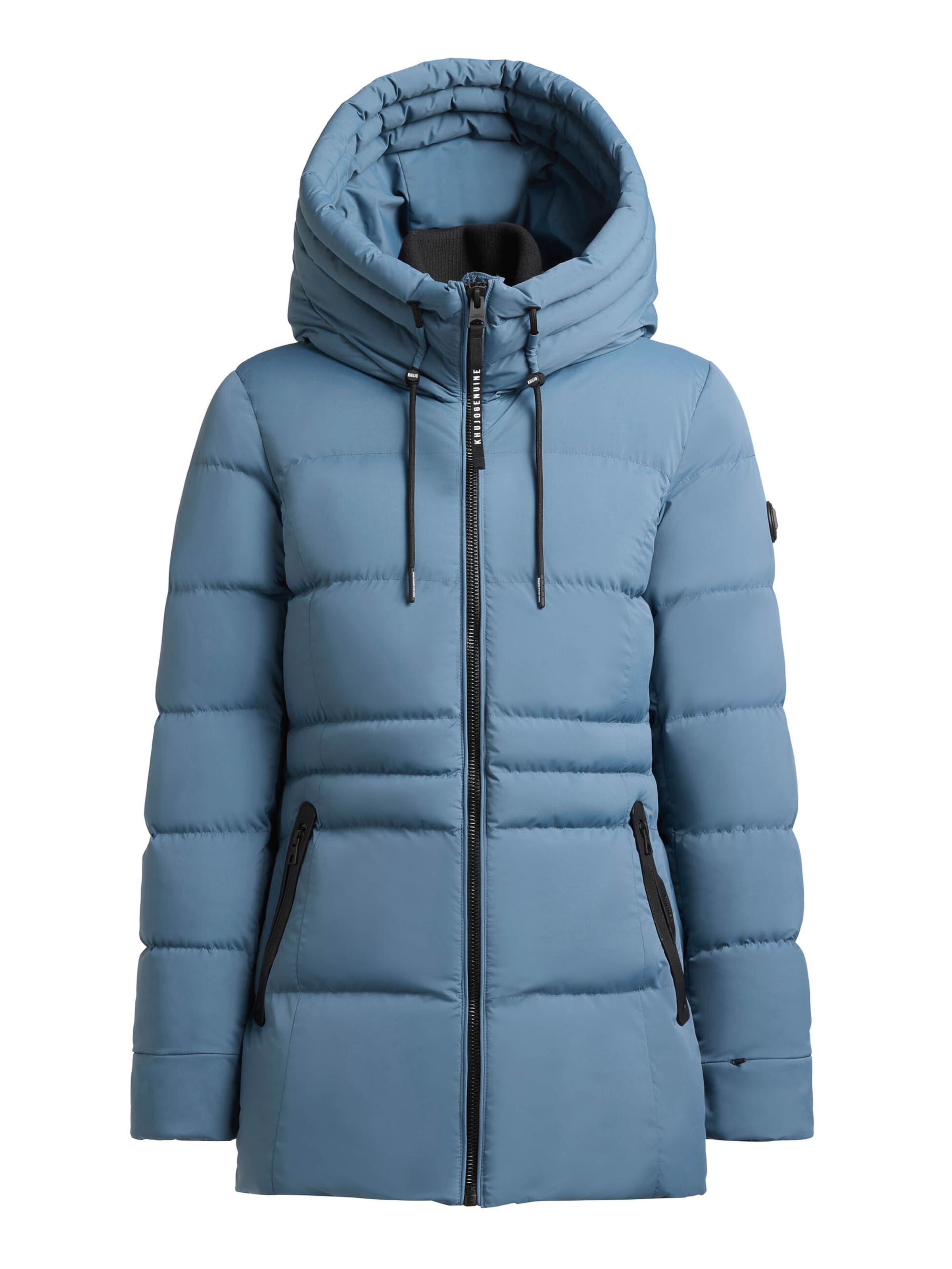 khujo Winterjacke 'Matla' in Blau: Vorderseite