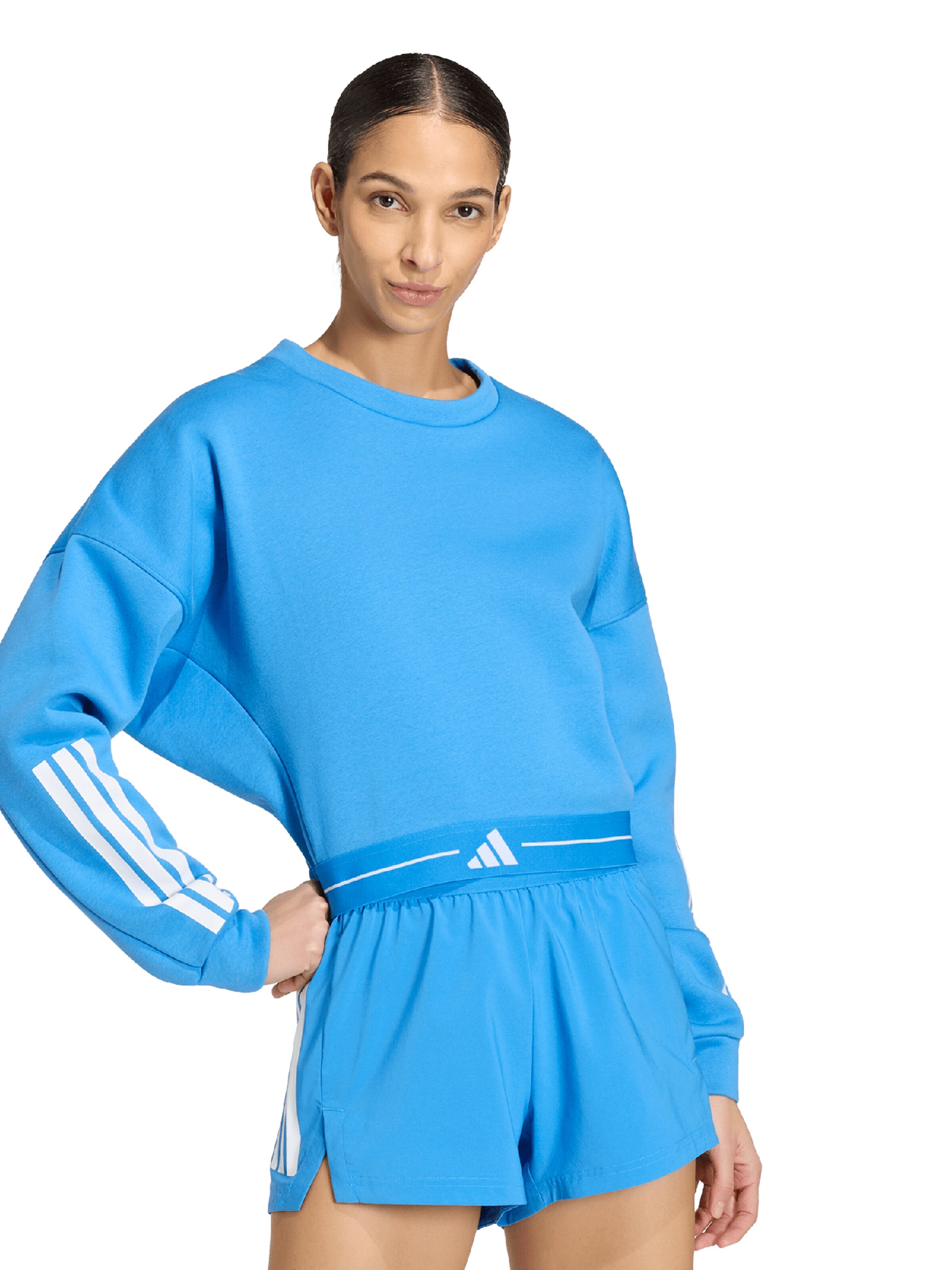 zils ADIDAS PERFORMANCE Sportiska tipa džemperis 'HYG': no priekšpuses