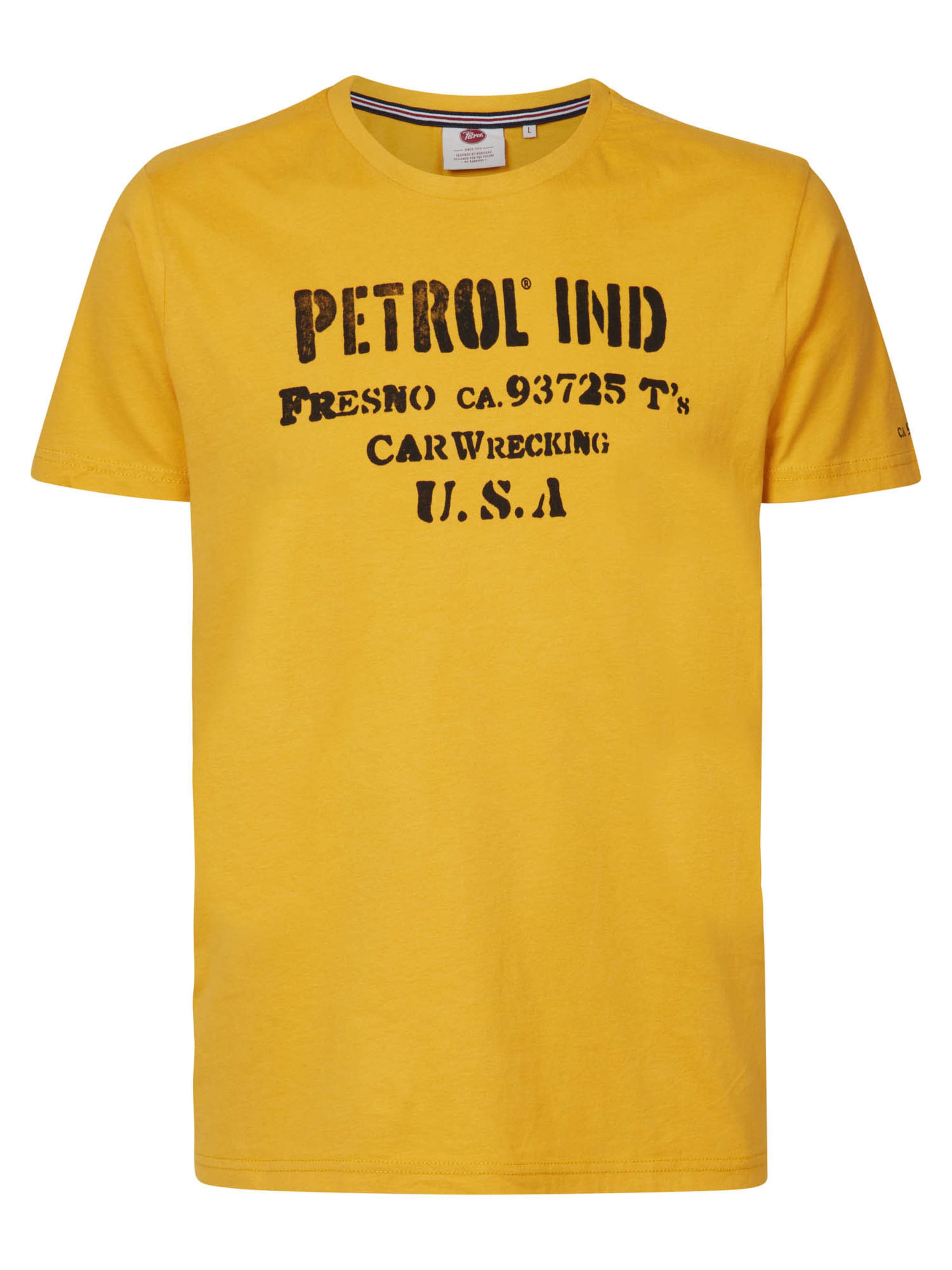 Petrol Industries Футболка в Желтый: спереди