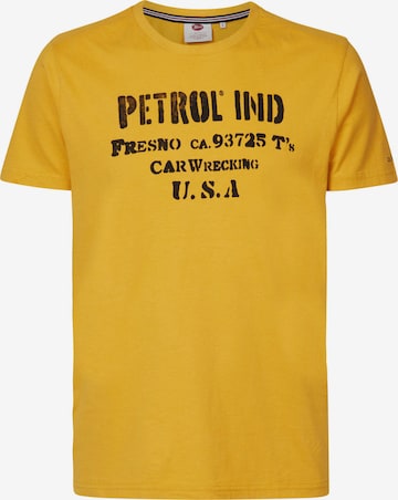 Petrol Industries Футболка в Желтый: спереди