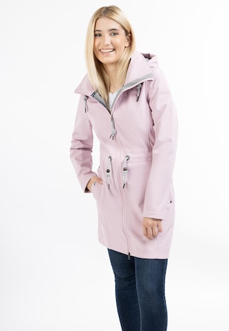 Schmuddelwedda Raincoat in Pink: front