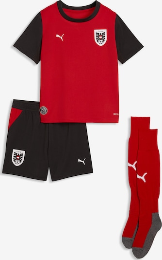 PUMA Tracksuit 'Österreich 2026' in 110 in Red / Black / White, Item view