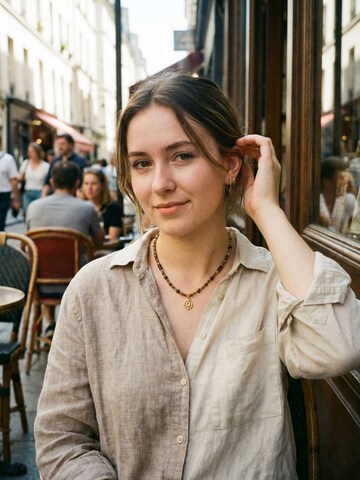 Nemomatheo Necklace 'Sonnen' in Gold: front