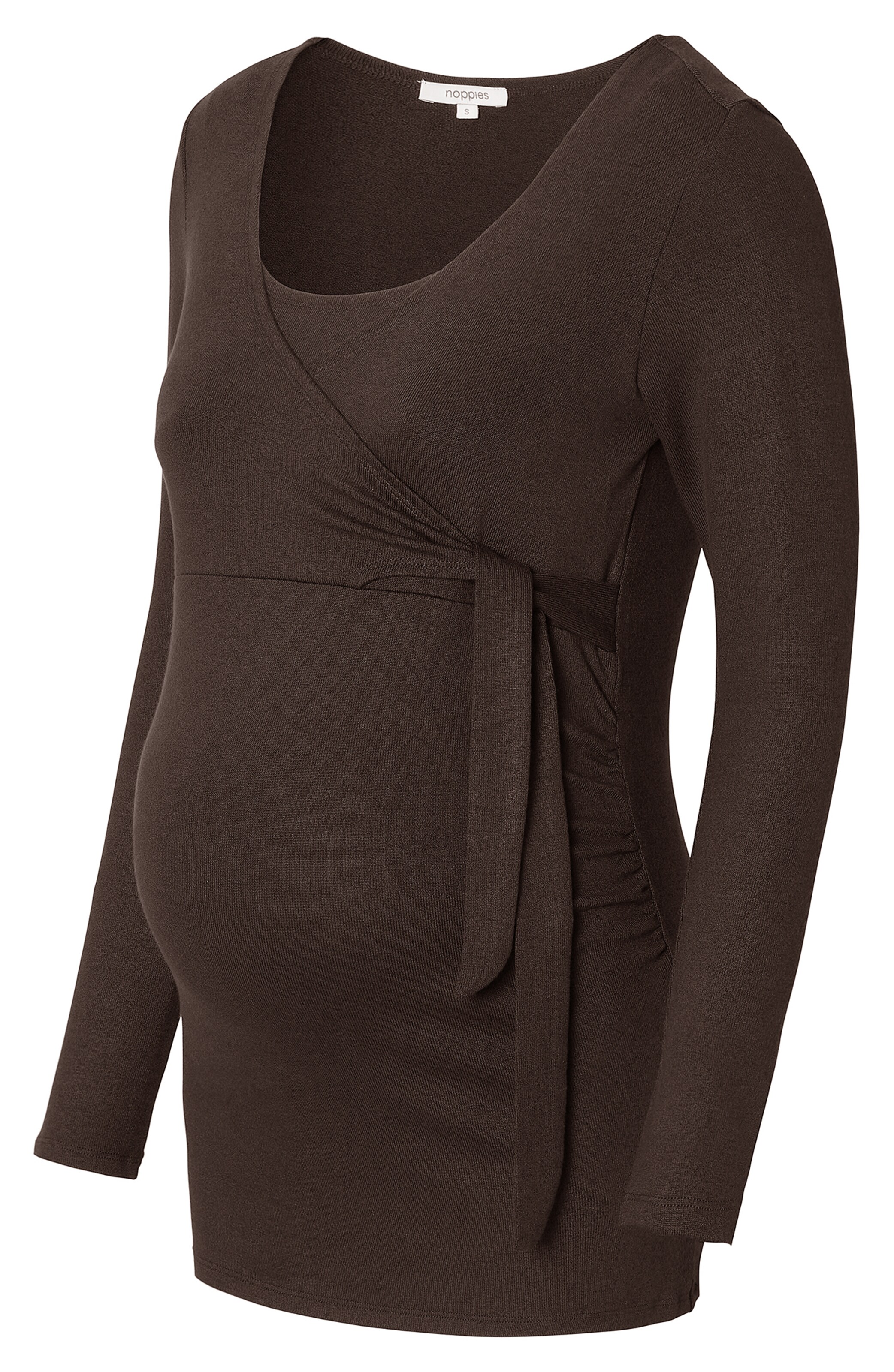 Noppies Shirt 'Elin' in Bruin: voorkant