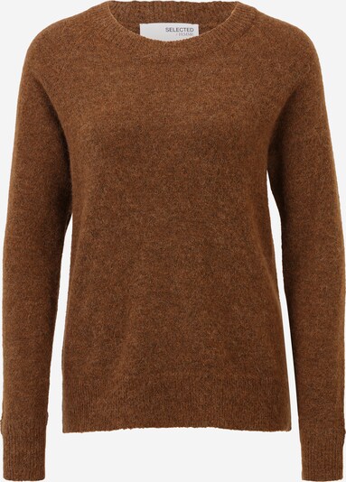 Selected Femme Tall Pullover 'LULU' in braun, Produktansicht
