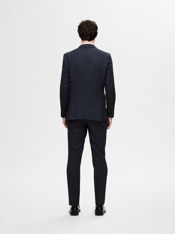 SELECTED HOMME Slim fit Blazer 'SLHOasis' in Blue