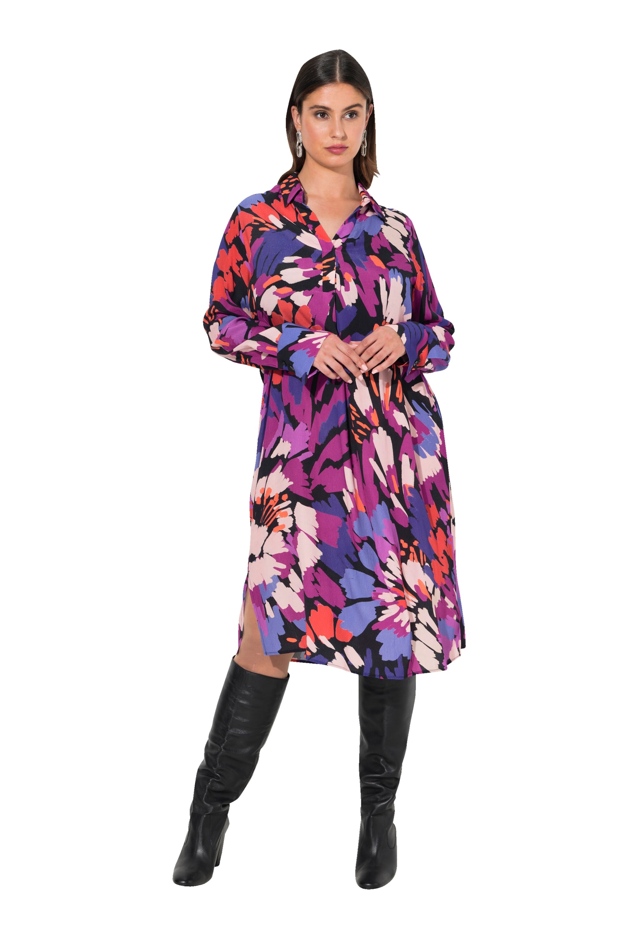 Ulla Popken Jurk in Gemengde kleuren