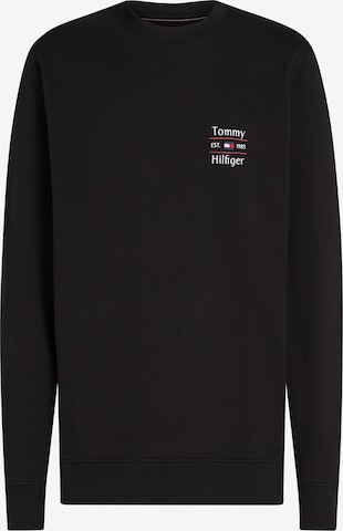 TOMMY HILFIGER - Sudadera en negro: frente
