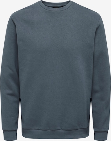 Only & Sons Sweatshirt 'Ceres' in Grey: front